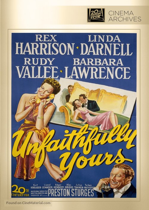 Unfaithfully Yours - DVD movie cover