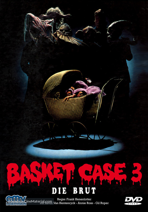 Basket Case 3: The Progeny - German DVD movie cover