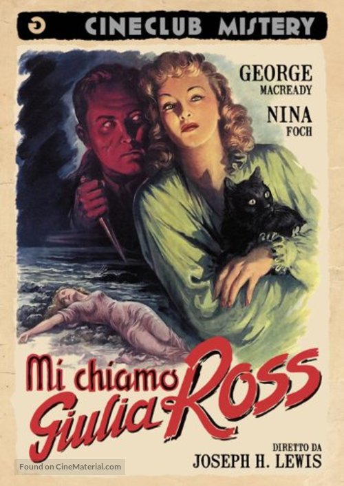 My Name Is Julia Ross - Italian DVD movie cover