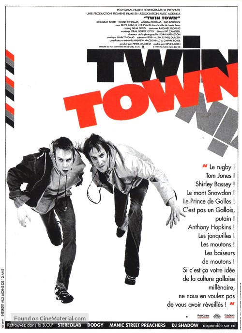 Twin Town - French Movie Poster