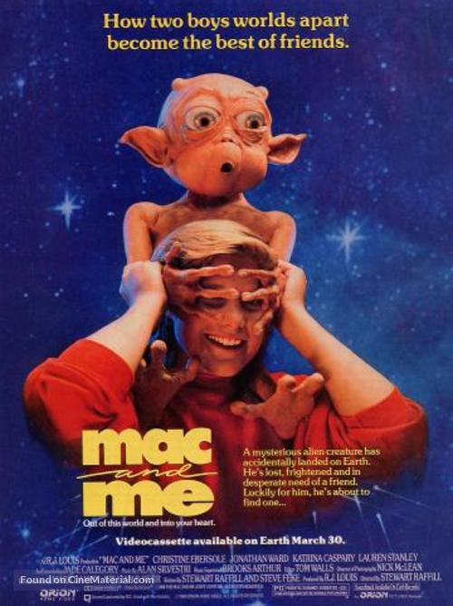 Mac and Me - Video release movie poster