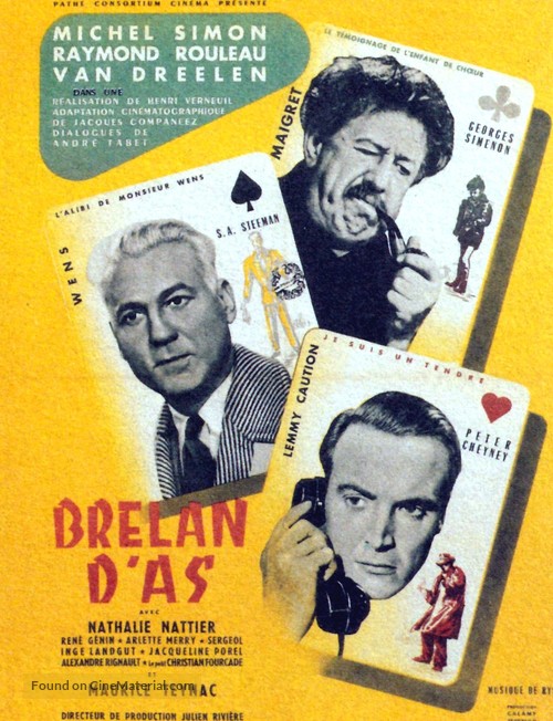 Brelan d&#039;as - French Movie Poster