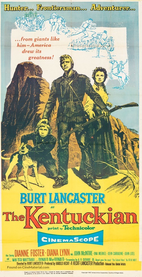 The Kentuckian - Movie Poster