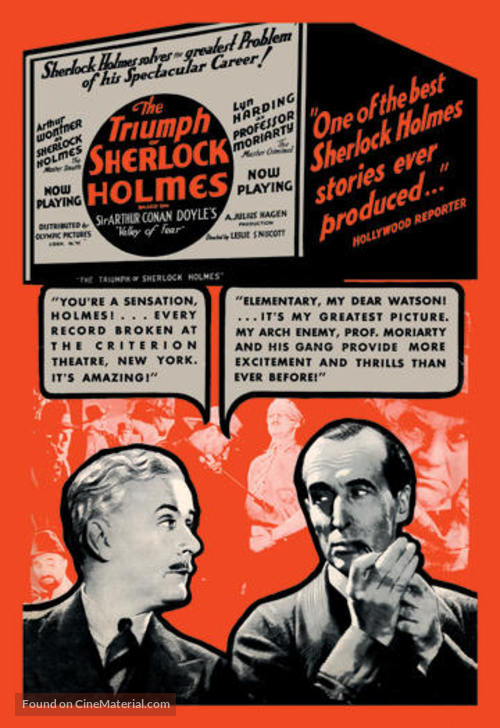 The Triumph of Sherlock Holmes - Movie Poster