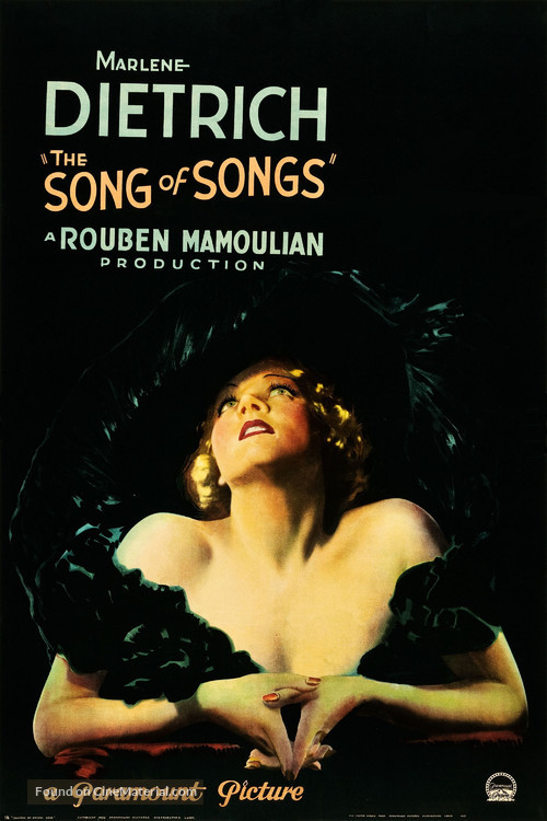The Song of Songs - Movie Poster