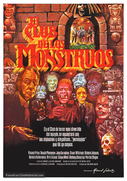 The Monster Club - Spanish Movie Poster