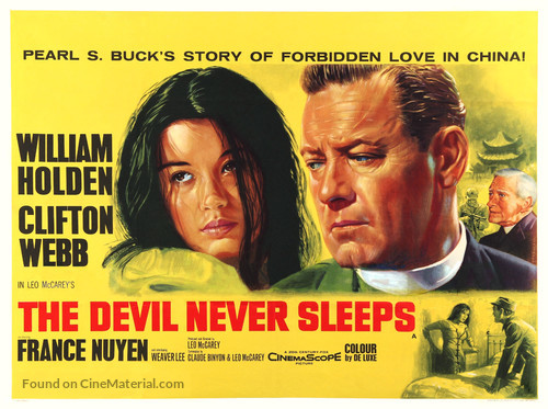 Satan Never Sleeps - British Movie Poster