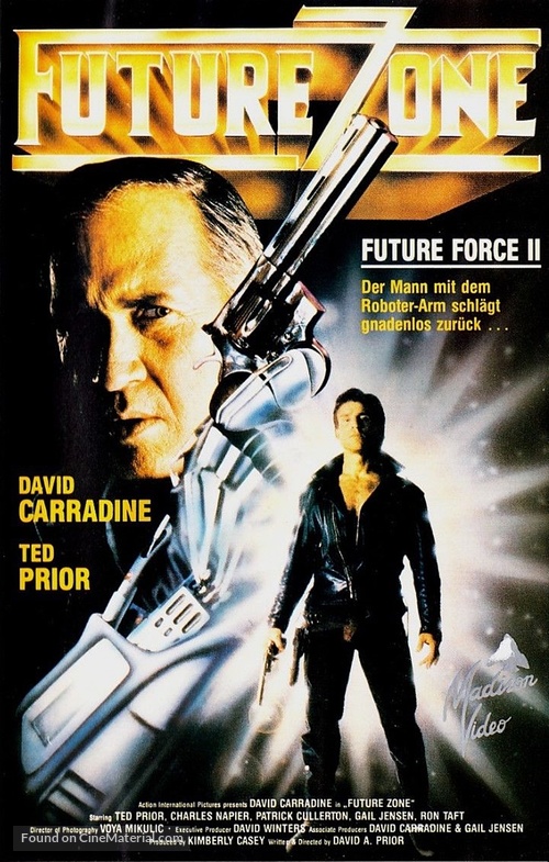 Future Zone - German VHS movie cover