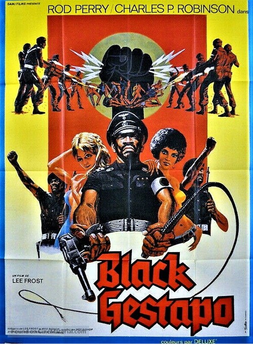 The Black Gestapo - French Movie Poster