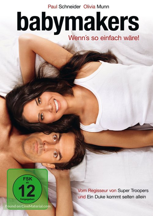 The Babymakers - German DVD movie cover