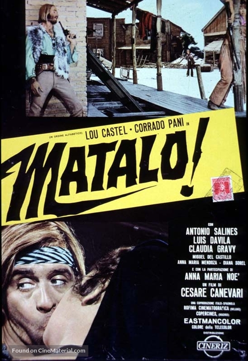 &iexcl;M&aacute;talo! - Italian Movie Poster