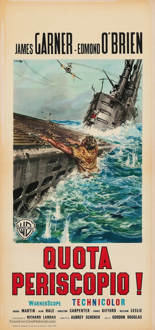 Up Periscope - Italian Movie Poster