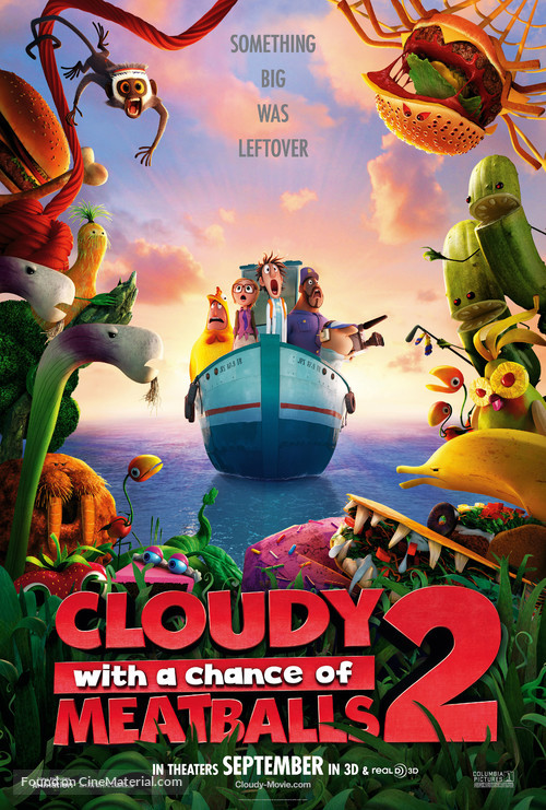 Cloudy with a Chance of Meatballs 2 - Movie Poster