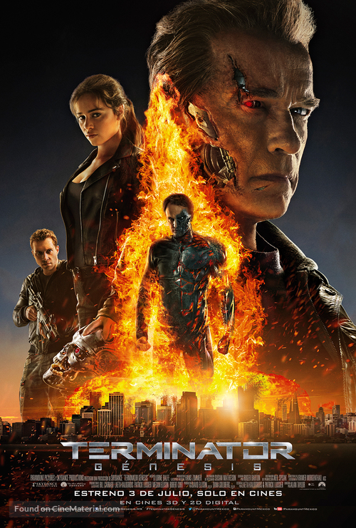 Terminator Genisys - Mexican Movie Poster