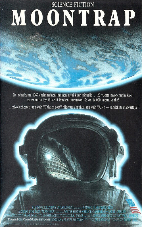 Moontrap - Finnish VHS movie cover