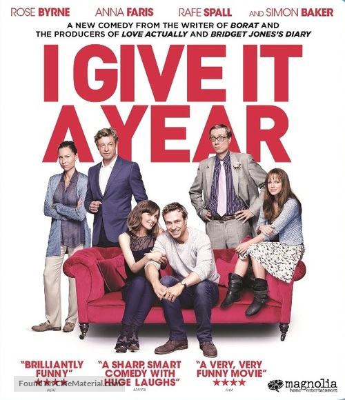 I Give It a Year - Blu-Ray movie cover