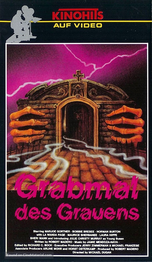 Mausoleum - German VHS movie cover