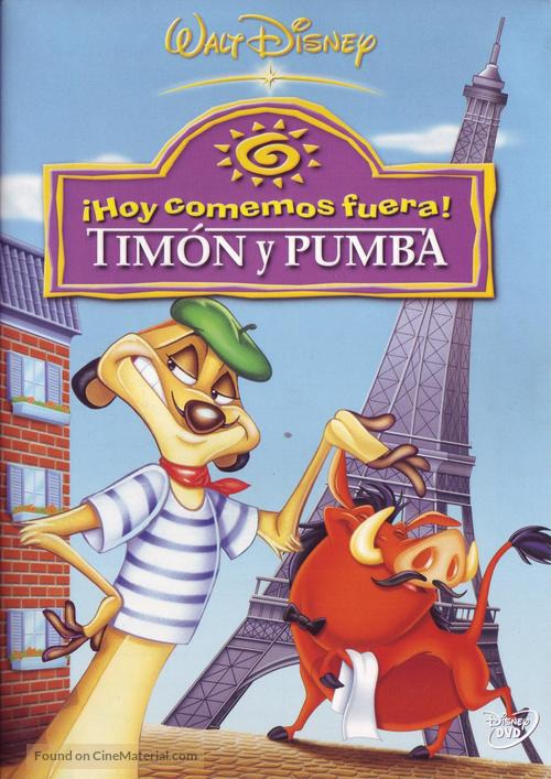 &quot;Timon &amp; Pumbaa&quot; - Spanish DVD movie cover