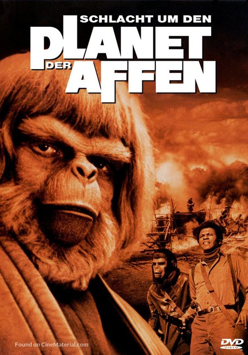 Battle for the Planet of the Apes - German Movie Cover