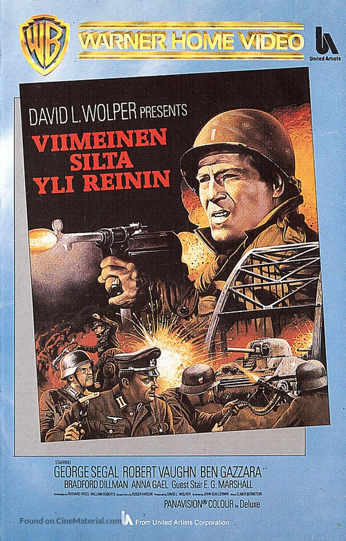 The Bridge at Remagen - Finnish VHS movie cover