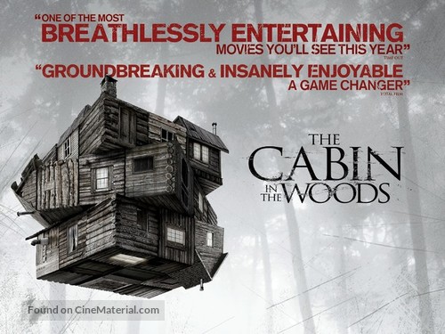 The Cabin in the Woods - British Movie Poster