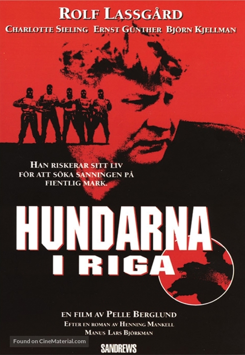 Hundarna i Riga - Swedish Movie Cover