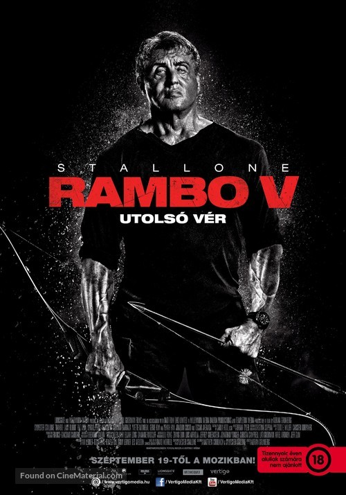 Rambo: Last Blood - Hungarian Movie Poster