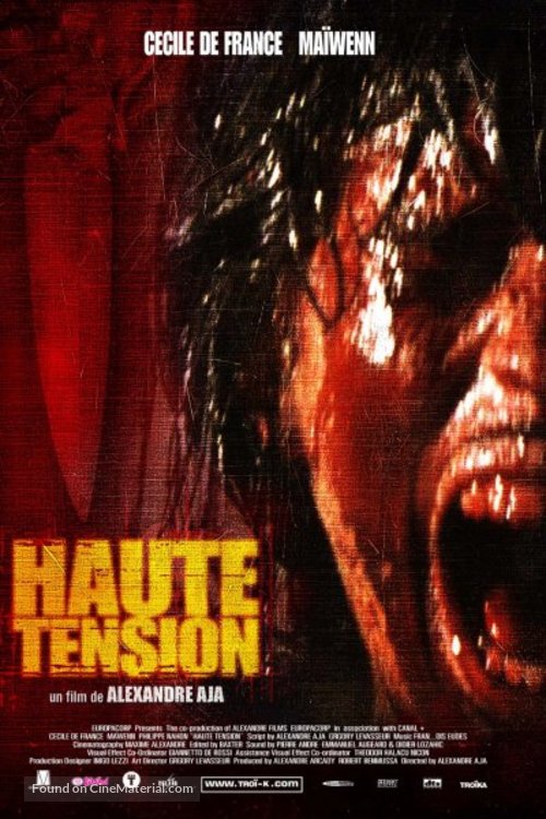 Haute tension - French Movie Poster