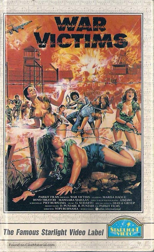 Kamp tawanan wanita - German VHS movie cover