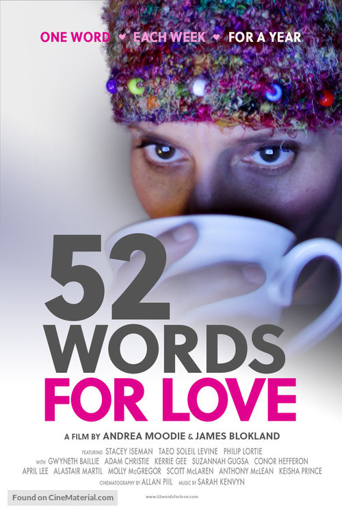 52 Words for Love - Canadian Movie Poster