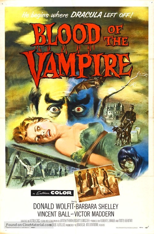 Blood of the Vampire - Movie Poster