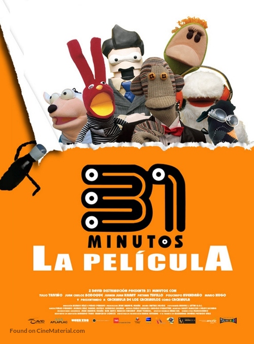31 minutos, la pel&iacute;cula - Mexican Movie Poster
