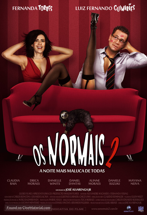 Os Normais 2 - A Noite Mais Maluca de Todas - Brazilian Movie Poster