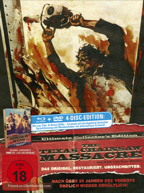 The Texas Chain Saw Massacre - German DVD movie cover