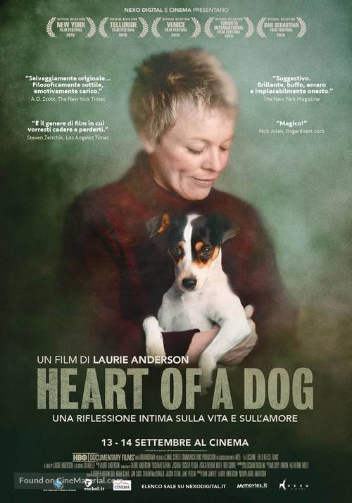 Heart of a Dog - Italian Movie Poster