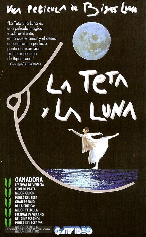 La teta y la luna - Argentinian VHS movie cover
