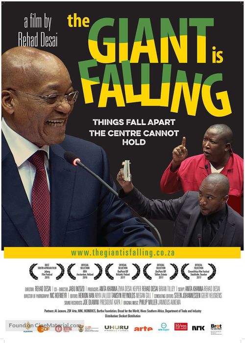 The Giant is Falling - South African Movie Cover