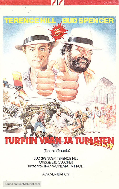Non c&#039;&eacute; due senza quattro - Finnish VHS movie cover