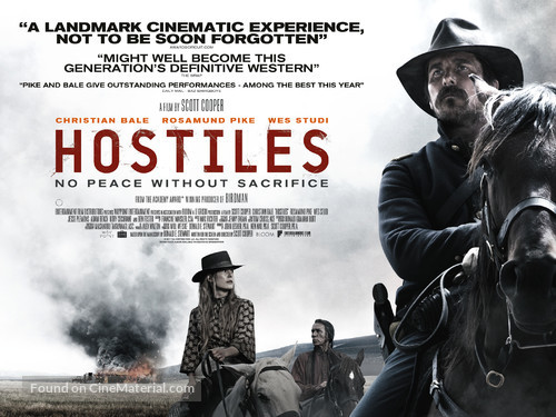 Hostiles - British Movie Poster