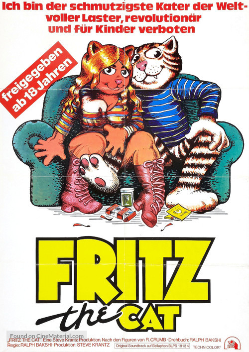 Fritz the Cat - German Movie Poster