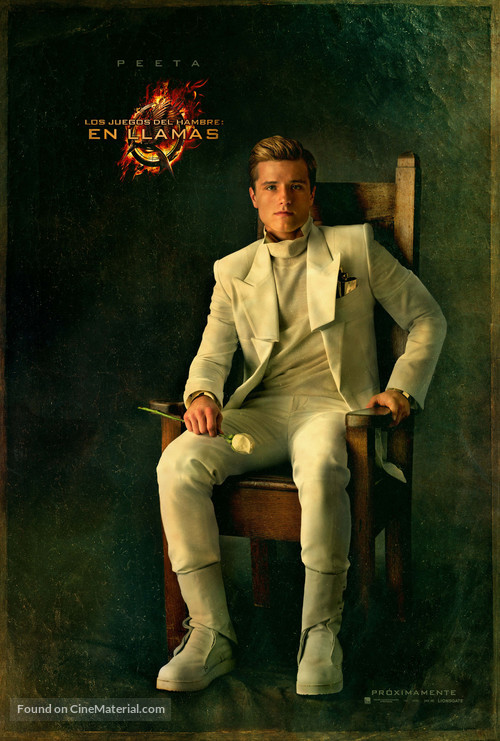 The Hunger Games: Catching Fire - Spanish Movie Poster