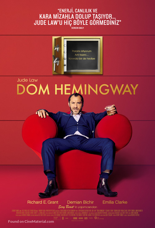 Dom Hemingway - Turkish Movie Poster