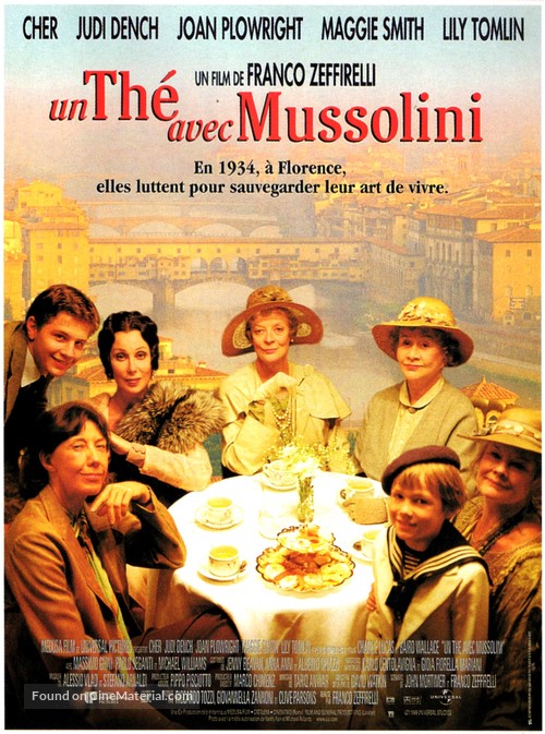 Tea with Mussolini - French Movie Poster
