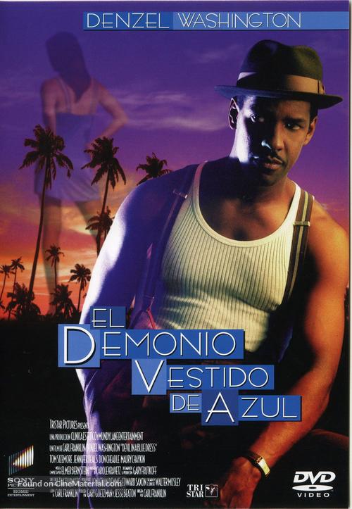 Devil In A Blue Dress - Spanish DVD movie cover