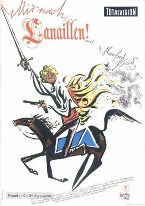 Mir nach, Canaillen! - German Movie Poster