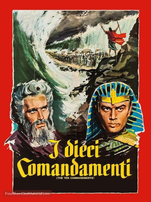 The Ten Commandments - Italian Movie Poster