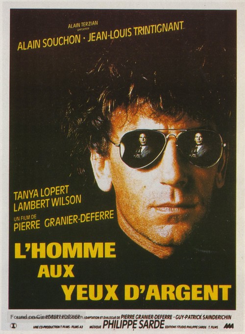 L&#039;homme aux yeux d&#039;argent - French Movie Poster