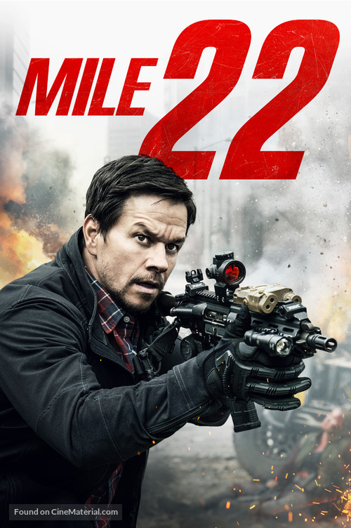 Mile 22 - British Movie Cover