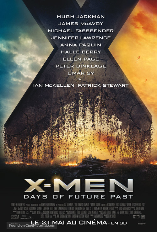 X-Men: Days of Future Past - French Movie Poster