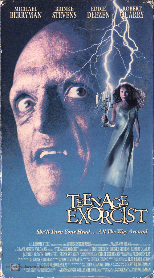 Teenage Exorcist - VHS movie cover